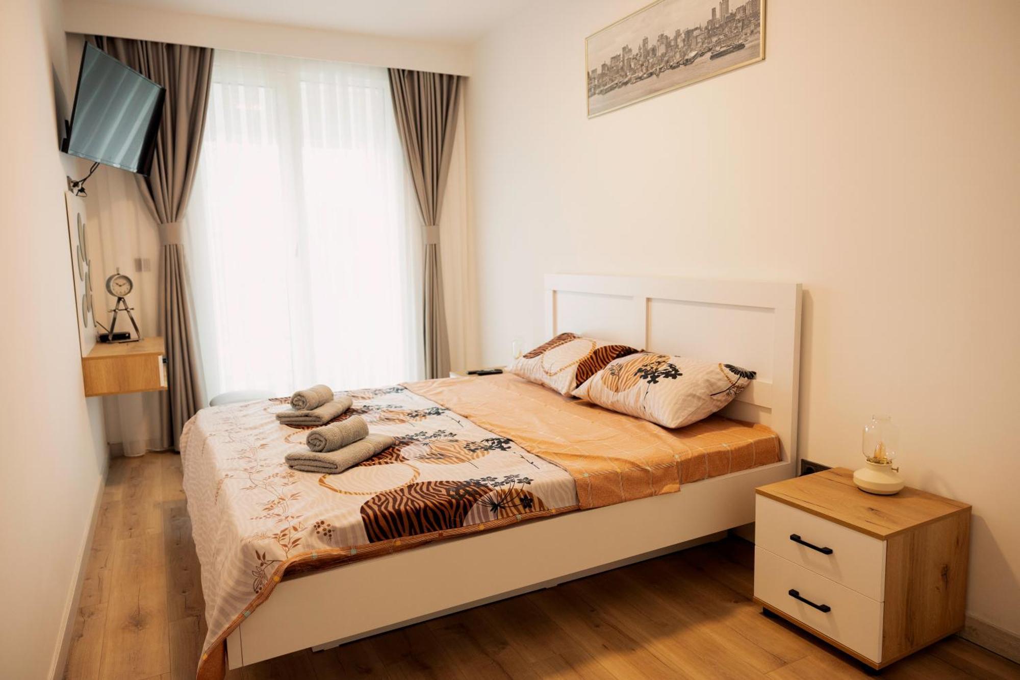 33Rd Floor Twin Apartments In Cevahir Sky City Complex With Pool, Spa, Fitness And Parking Included In Price سكوبجي المظهر الخارجي الصورة
