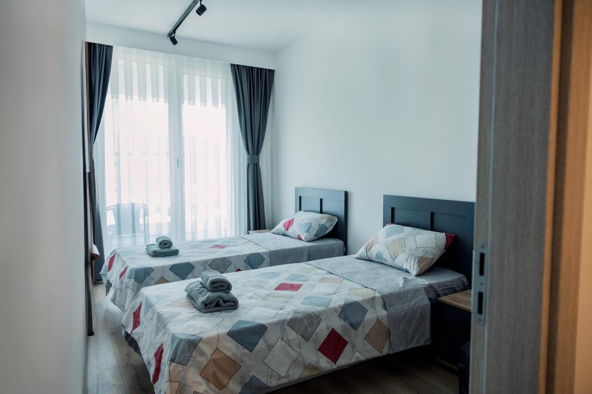 33Rd Floor Twin Apartments In Cevahir Sky City Complex With Pool, Spa, Fitness And Parking Included In Price سكوبجي المظهر الخارجي الصورة
